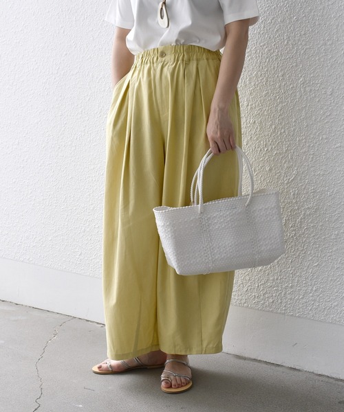 「SHIPS.me」 イージーパンツ S ブラウン レディース_画像8