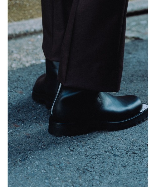 ブーツ METAL TOE ZIP-UP BOOTS メンズの画像
