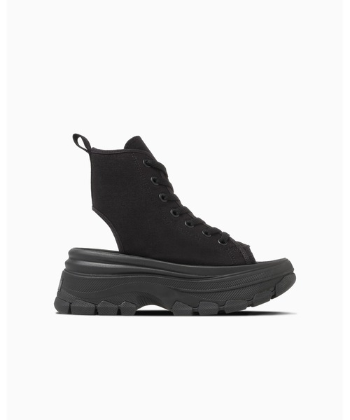 「CONVERSE ALL STAR」 フラットサンダル 4 ブラック レディース_画像2