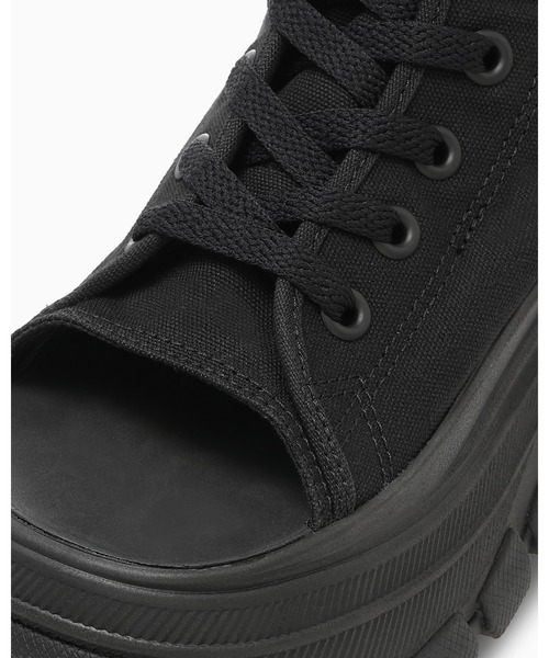 「CONVERSE ALL STAR」 フラットサンダル 4 ブラック レディース_画像6