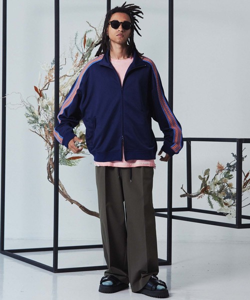 「MAISON SPECIAL」 スラックス 1 カーキ メンズ_画像8