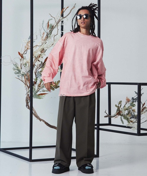 「MAISON SPECIAL」 スラックス 1 カーキ メンズ_画像9