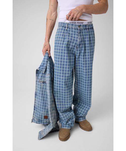 ジーンズ GUESS JEANS G20 Lasered Baggy デニムパンツ セットアップ 