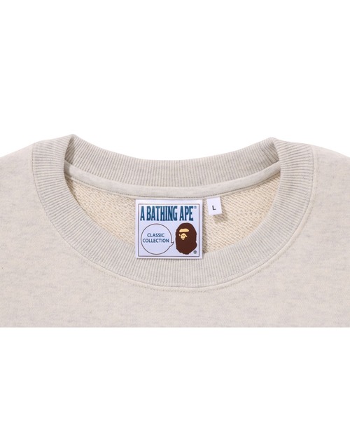 「A BATHING APE」 スウェットカットソー X-LARGE グレー メンズ_画像7