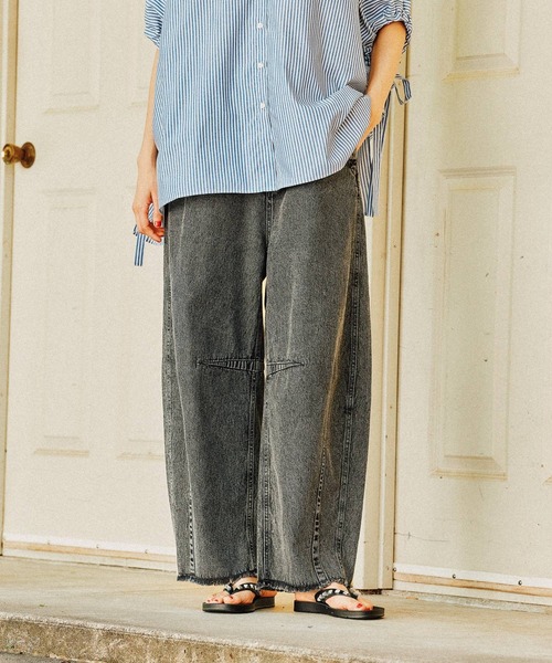 「niko and...」 デニムパンツ MEDIUM ブルー レディース_画像5