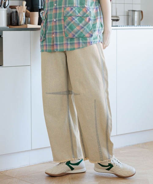 「niko and...」 デニムパンツ MEDIUM ブルー レディース_画像6