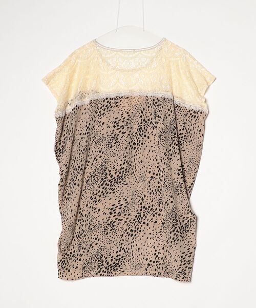 「loaf」 半袖ブラウス ONE SIZE ベージュ レディース_画像2
