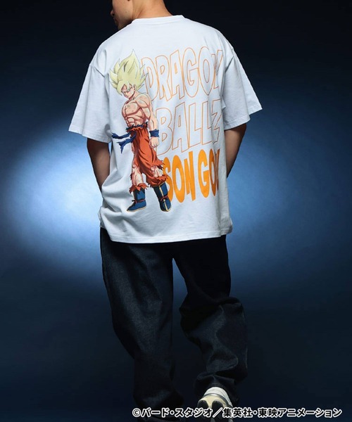 アニメTシャツ　2001年ドラゴンボールZ 魔人ブウ　孫悟空　ベジータ　古着8b tシャツ 「ドラゴンボールZ」半袖 Tシャツ メンズ 大きいサイズ