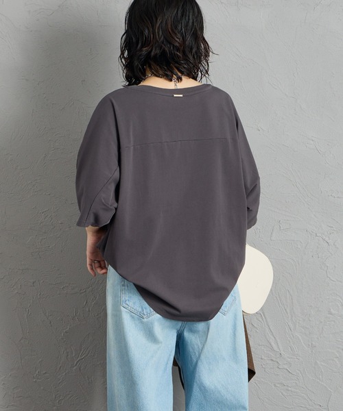 MICA&DEAL（マイカアンドディール） tシャツ 半袖 ワイドシルエット