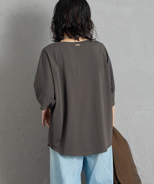 MICA&DEAL（マイカアンドディール） tシャツ 半袖 ワイドシルエット