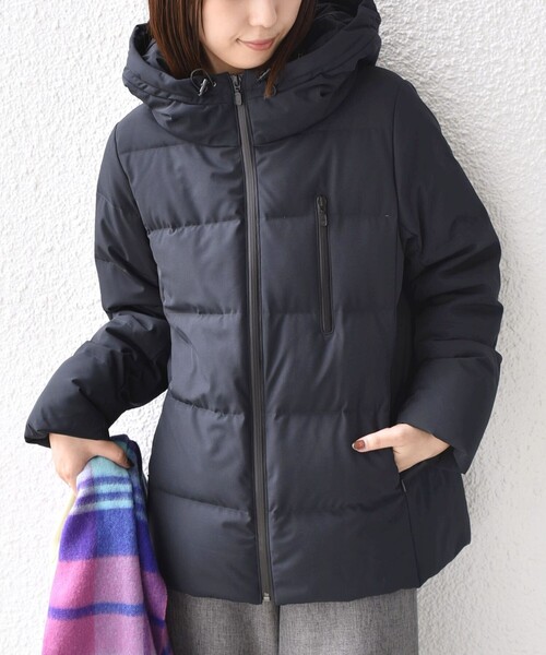 【fuji_p さん専用】 russet [日本製] タフタダウンコート SHIPS Colors（シップスカラーズ） ダウンコート ダウンジャケット