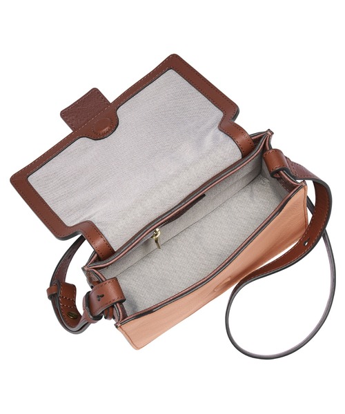 Fossil フォッシル ピンク ショルダーバッグ レザー FOSSIL ショルダーバッグ バッグ フォッシル 斜めがけバッグ