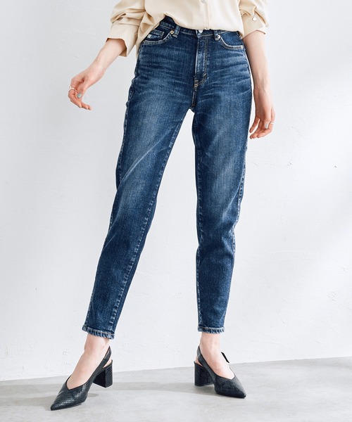 【新品・未使用】CULLNI 20ssアシンメトリースリムデニムパンツ 新品・未使用】CULLNI 20ssアシンメトリースリムデニムパンツ