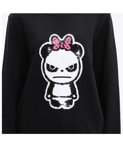 HIPANDA パーカー ハイパンダ レディース スパンコール リボン