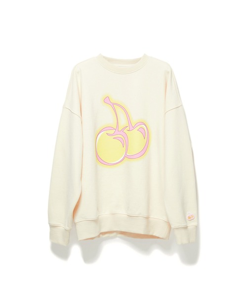 Tシャツ・カットソー KIRSH Big Cherry Sweatshirt Ivory KKSFCTM503MIVA DHgate.com:Mens Fashion Brand Sweater, Kirsh Large Cherry