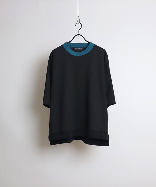 Confirm tシャツ リブカラービッグシルエットTシャツ「Confirm