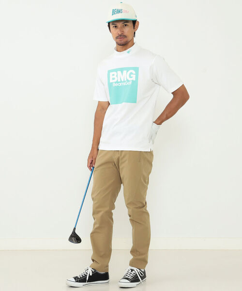 華麗 パンツ ORANGE LABEL サイドロゴ GOLF BEAMS ジップポケット