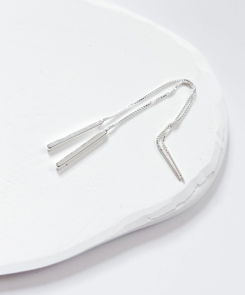 yu-ka ピアス : チェーンフックピアス レディース メンズ : ZOZOTOWN