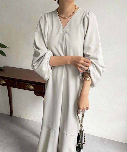 ワンピース New パフスリーブワンピース Zozotown Yahoo 店 通販 Yahoo ショッピング