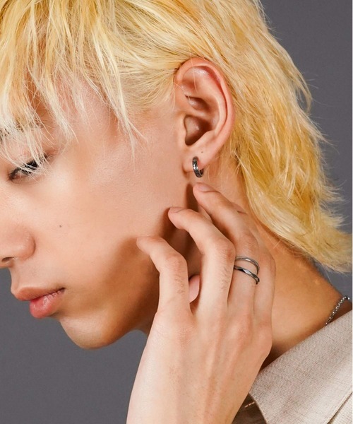 LION HEART フープピアス LION HEART ピアス 「限定展開」“LH-1”キヘイチェーンフープ