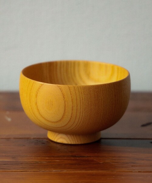 食器 白鷺木工 × BEAMS JAPAN / 別注 SHIRASAGI しらさぎ 汁椀 中 | BEAMS JAPAN