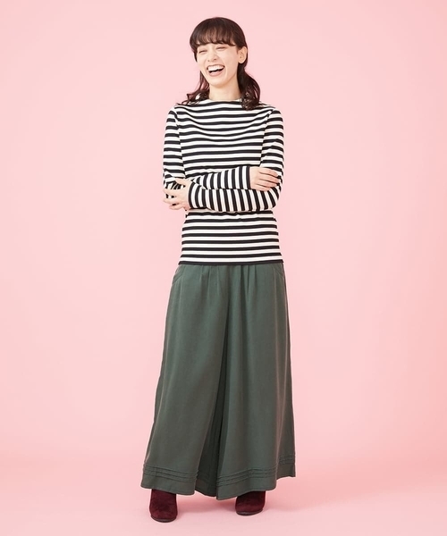 Jocomomola tシャツ 30color ボトルネックカットソー レディース