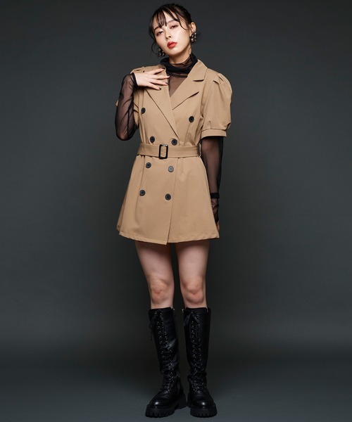 Narcissus トップス 「Narcissus」シースルートップス