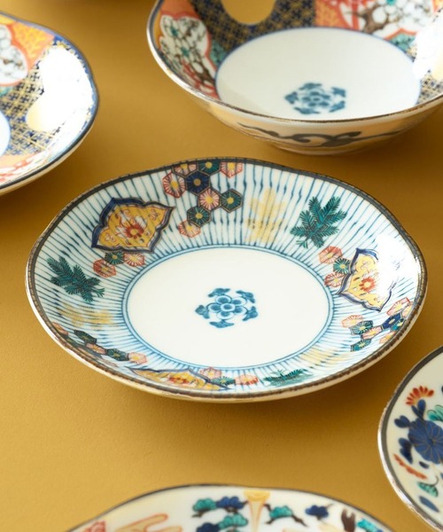 古伊万里①　皿 有田焼 極錦金彩 古伊万里様式 銘々皿 15cm 其泉窯の通販