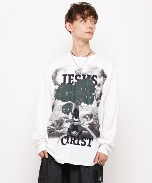 tシャツ Tシャツ レディース JESUS CHRIST L.S Tシャツ｜zozo｜02