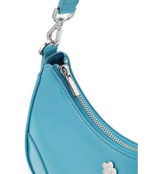 MARY QUANT リリーブラウン ハーフムーン バッグ ターコイズブルー LILY BROWN ショルダーバッグ バッグ 「LILY BROWN×MARY QUANT