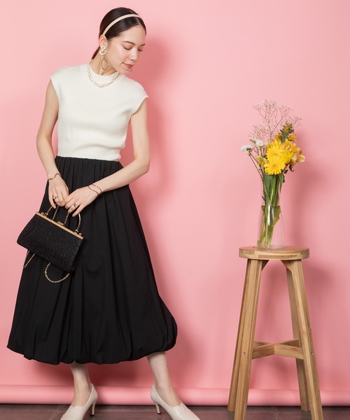 完売 新品バルーンシルエットワンピース M【EIGHTHMONTH】 TREFLE+1 | NEW 7/7 MON 22:00 ⁡ ⁡ ⁡ ⁡ バルーンワンピース