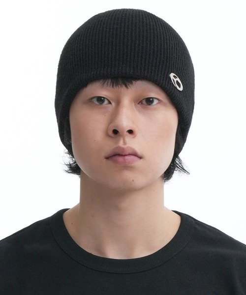 OY（オーワイ） ニット帽 ニットキャップ METAL LOGO BEANIE/メタル