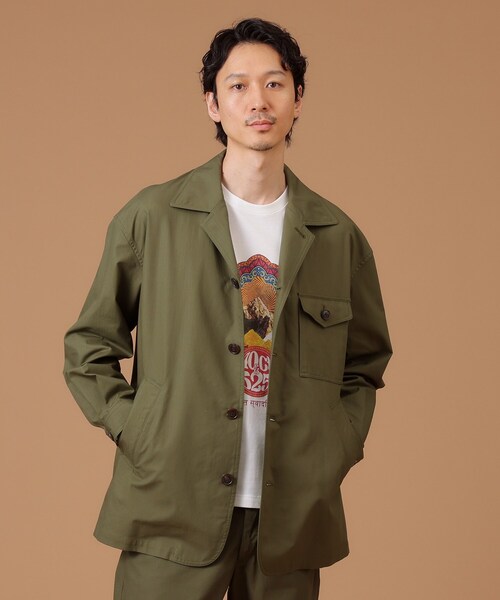TAKEO KIKUCHI テーラードジャケット 40 ct 525 40ct & 525 BYタケオキクチ 日本製 ピン ストライプ コットン