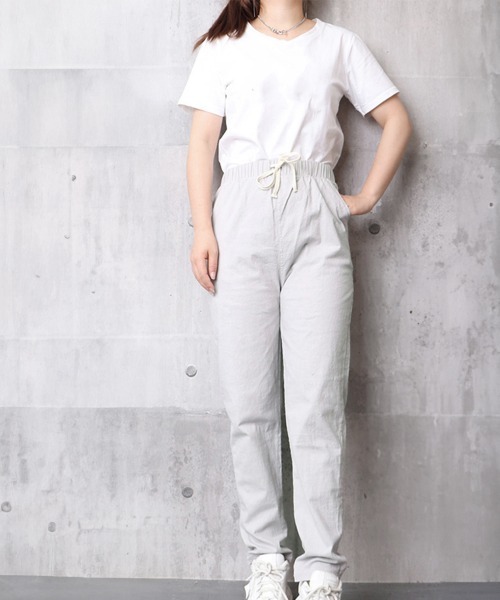 miniministore チノパン 綿麻パンツ ストレートパンツ