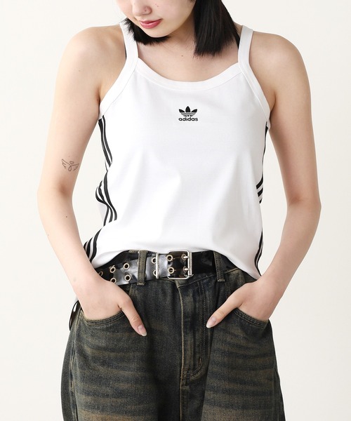 adidas ３本ラインタンクトップ&スカート adidas】3ラインタンクトップ | VOLCAN&APHRODITE