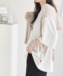 tシャツ 艶感素材でゆったりな着心地。オーバー...の詳細画像3