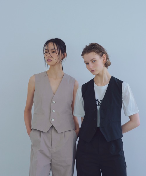 Double breasted all in one/オールインワン PROPORTION BODY DRESSING オールインワン ベアオールインワン