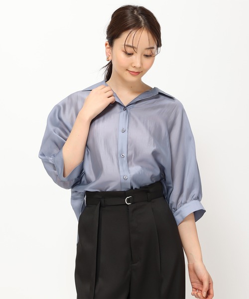 トップス Maurolian MISCH MASCH ブラウス シャツ 2024春夏新作シアードルマンシャツ