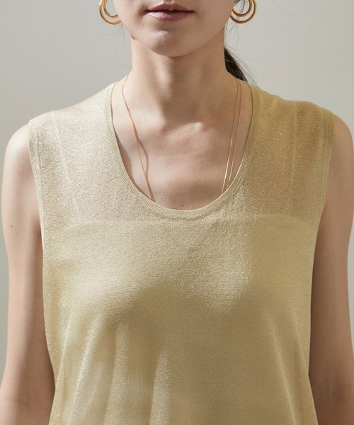 SALON adam et rope'（サロン アダム エ ロペ） ワンピース ラメ