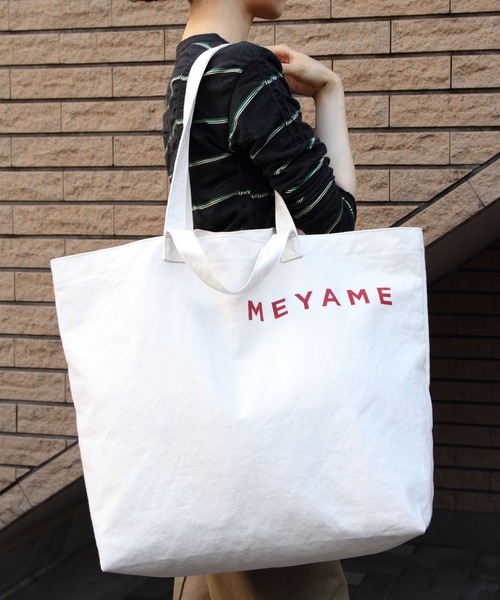 MEYAME（メヤメ） トートバッグ メヤメキャンバスビッグトート MEYAME
