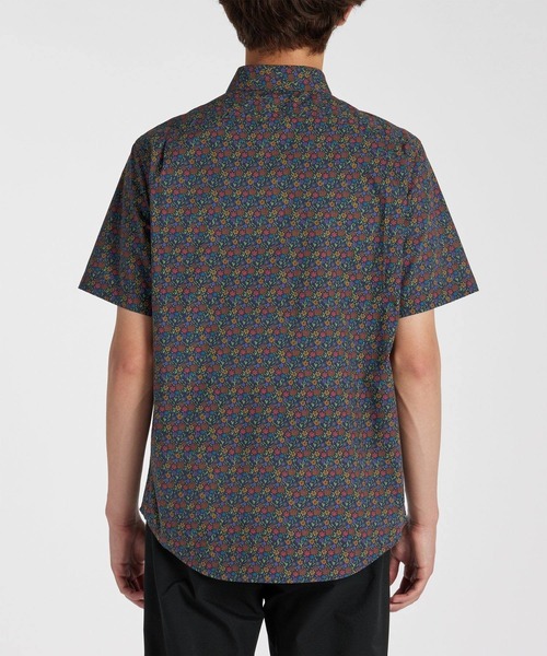 PS Paul Smith◆Anemone/アネモネ コンビニット半袖シャツ/M/--/NVY/総柄/235503 306N PS Paul Smith(ピーエスポールスミス) / Anemone/アネモネ