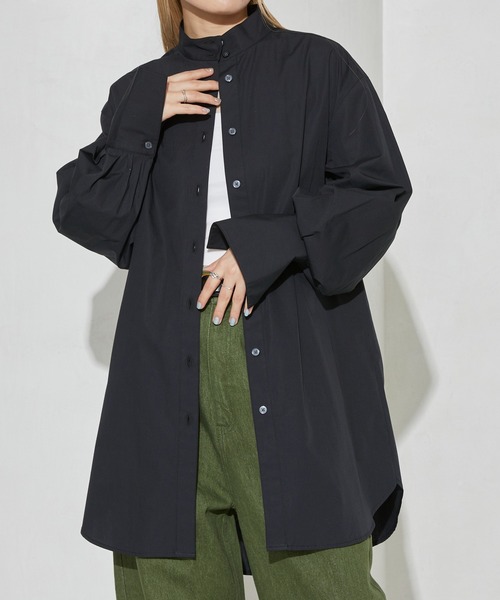 ブラウス シャツ 「ZOZOTOWN限定」チュニックオーバーシャツ / バルーンスリーブシャツ レディース