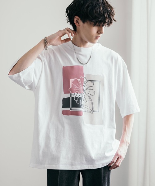 Rocky Monroe（ロッキーモンロー） tシャツ オーバーサイズフラワー
