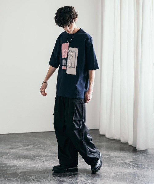 Rocky Monroe（ロッキーモンロー） tシャツ オーバーサイズフラワー