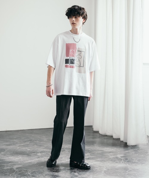 Rocky Monroe（ロッキーモンロー） tシャツ オーバーサイズフラワー