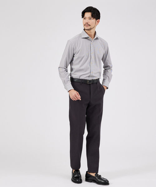 ABAHOUSE（アバハウス） スラックス 「セットアップ対応/FLEX」ダブル