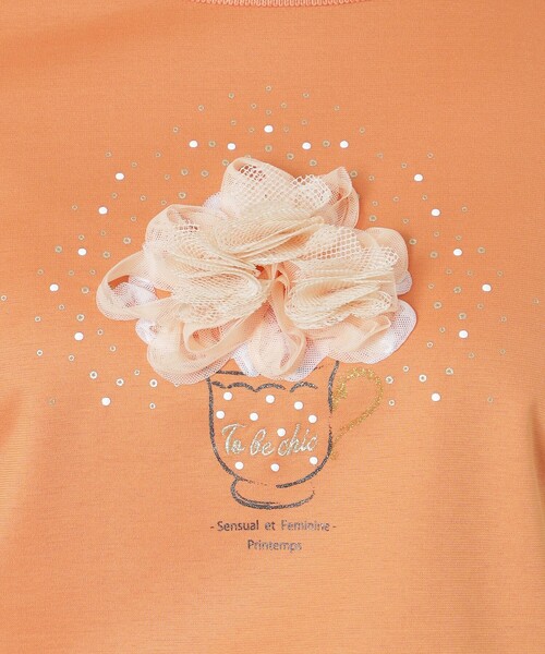 正規品　トゥービーシック　TO BE CHIC コットンポンチロゴ カットソー TO BE CHIC（トゥー ビー シック） tシャツ コットンポンチ モチーフ
