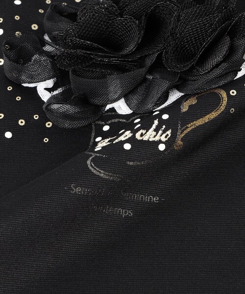 正規品　トゥービーシック　TO BE CHIC コットンポンチロゴ カットソー TO BE CHIC（トゥー ビー シック） tシャツ コットンポンチ モチーフ