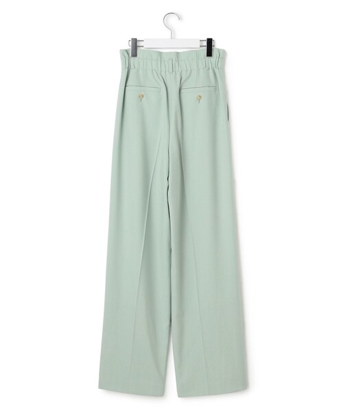 新品 23区 ホワイト パンツ 総裏地付き ワイドパンツ 23区 パンツ 「杏さん着用/Oggi11月号掲載」ナチュラル