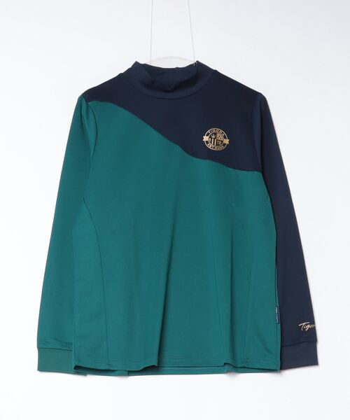 ブラウス シャツ ティゴラ TIGORA T.超長綿コットン半袖モックシャツ 日本製生地 レディース TIGORA ブラウス シャツ ティゴラ T.超長綿コットン半袖モック
